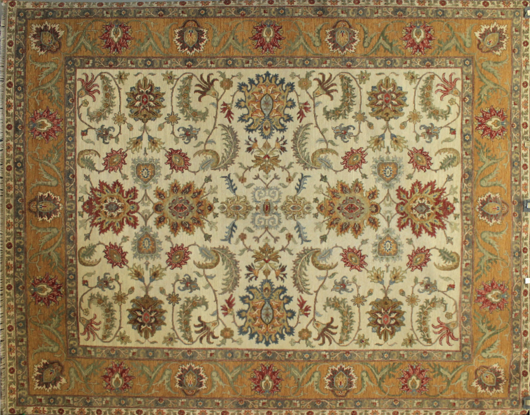 8x10 Traditional Hand Knotted Wool Area Rug - MR17329