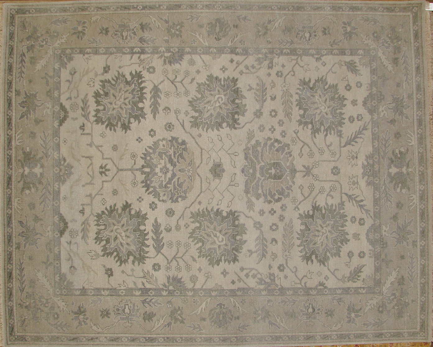 8x10 Oushak Hand Knotted Wool Area Rug - MR17534