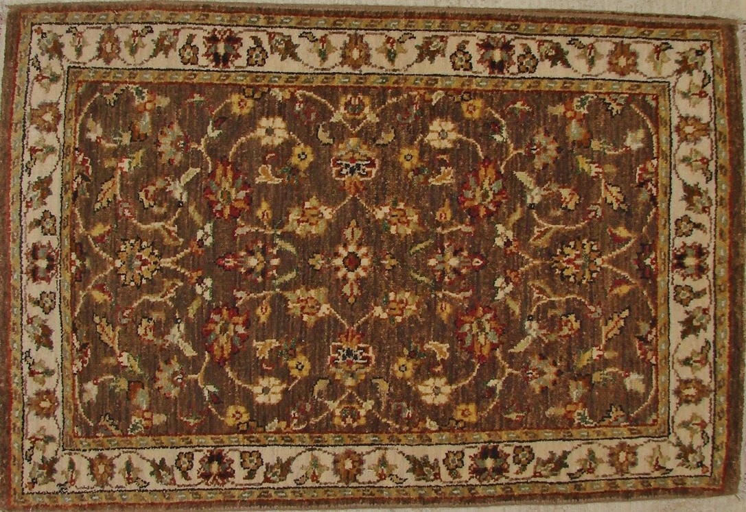 2X3 Traditional Hand Knotted Wool Area Rug - MR17604