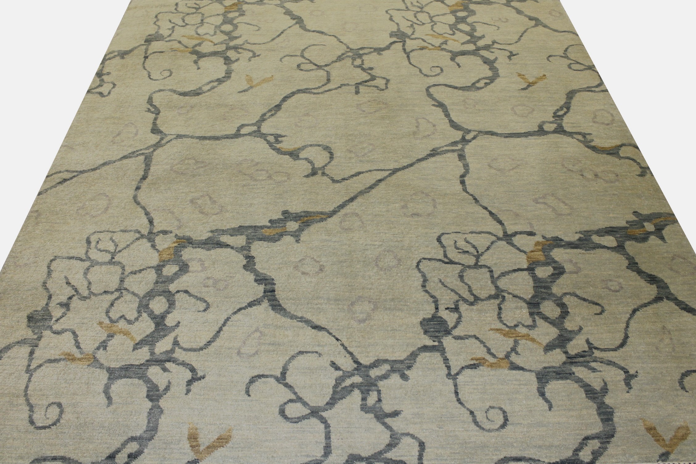 10x14 Contemporary Hand Knotted Wool Area Rug - MR17907
