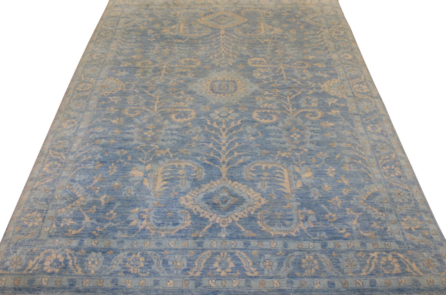 9x12 Oushak Hand Knotted Wool Area Rug - MR18028
