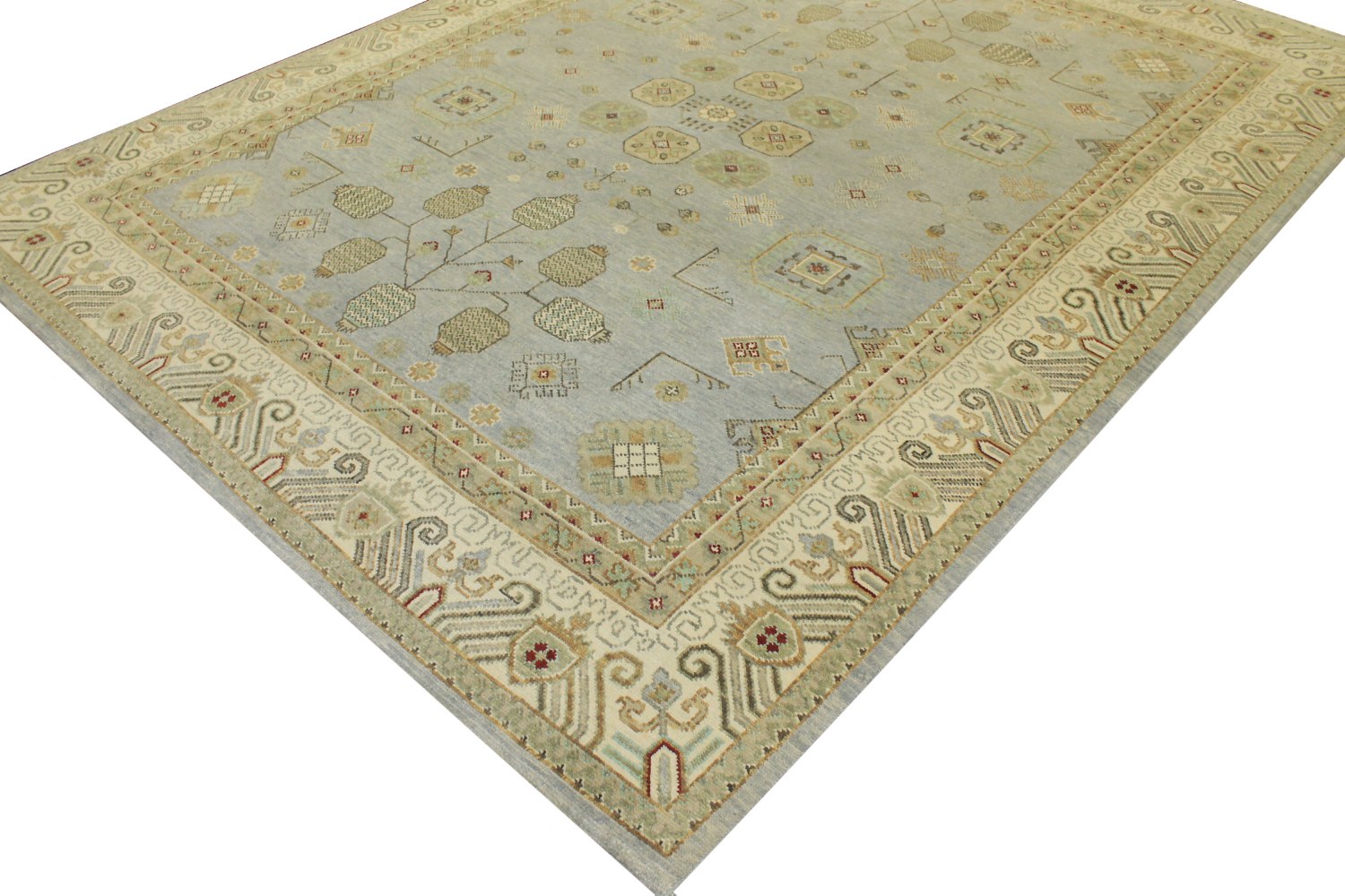 9x12 Oushak Hand Knotted Wool Area Rug - MR18154