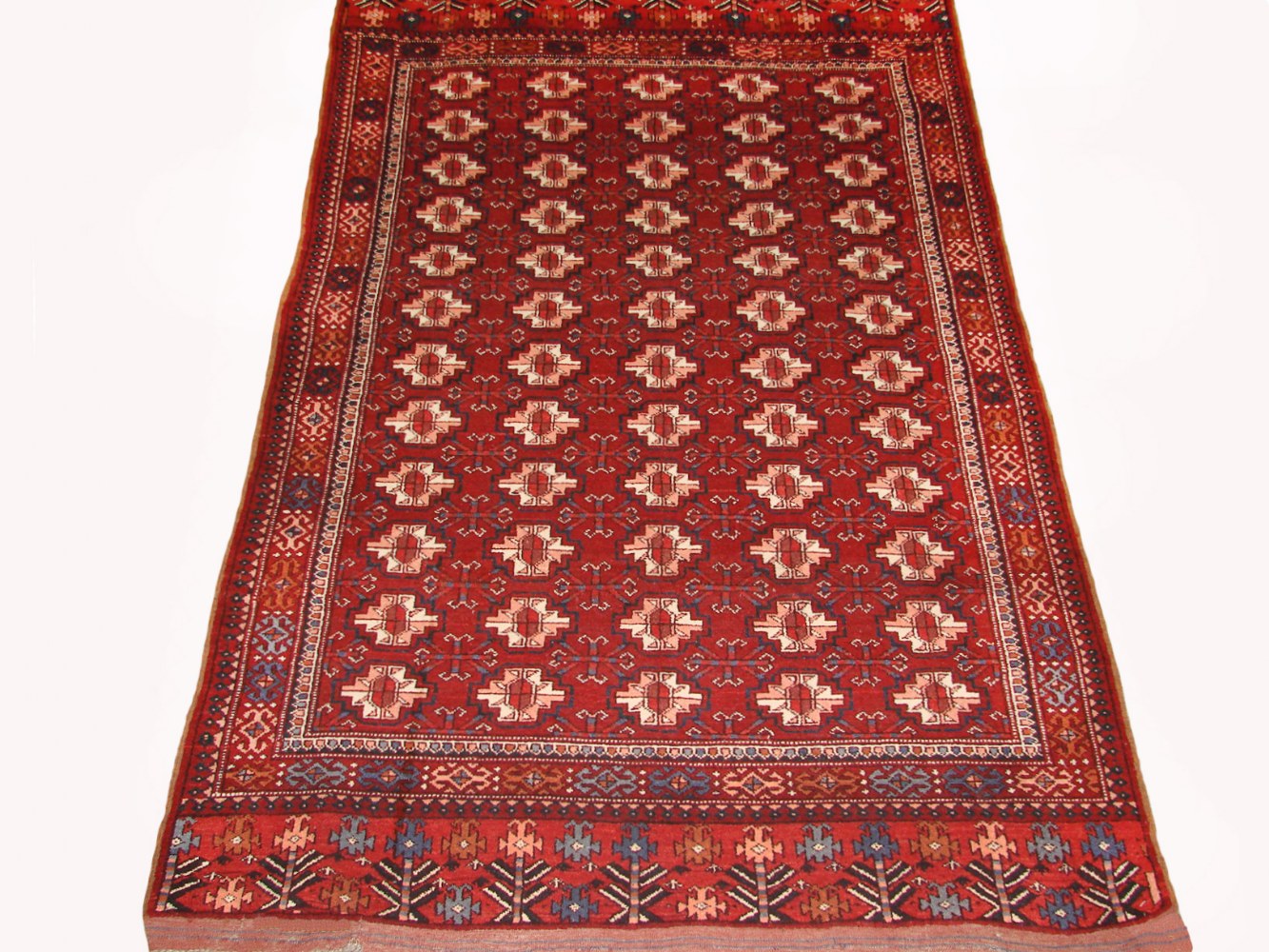 4x6 Bokhara Hand Knotted Wool Area Rug - MR19446