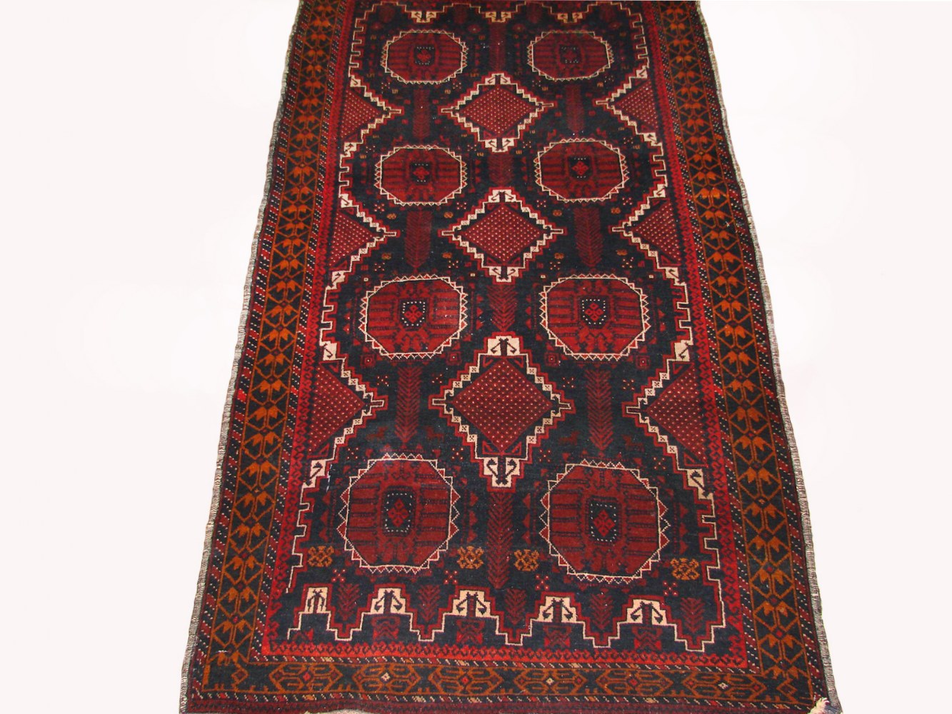 4x6 Kazak Hand Knotted Wool Area Rug - MR19455