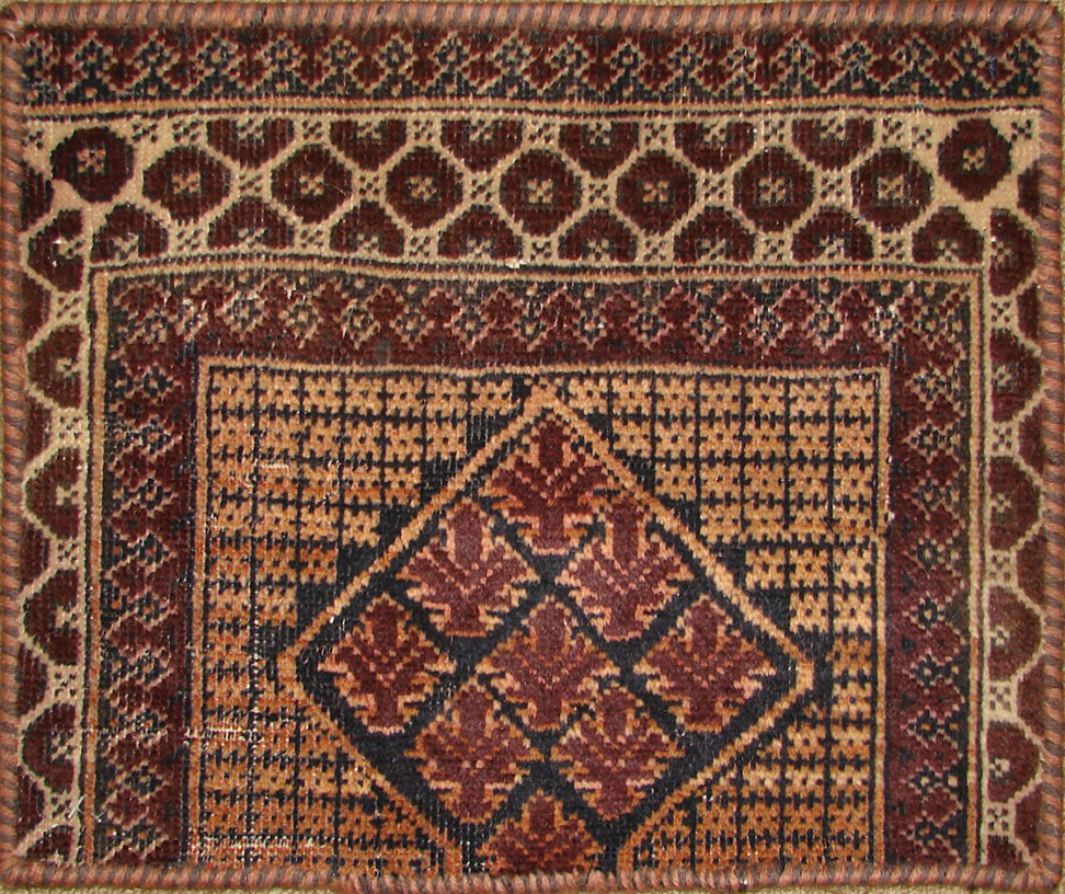 1.6X2 & SMALLER Kazak Hand Knotted Wool Area Rug - MR19467