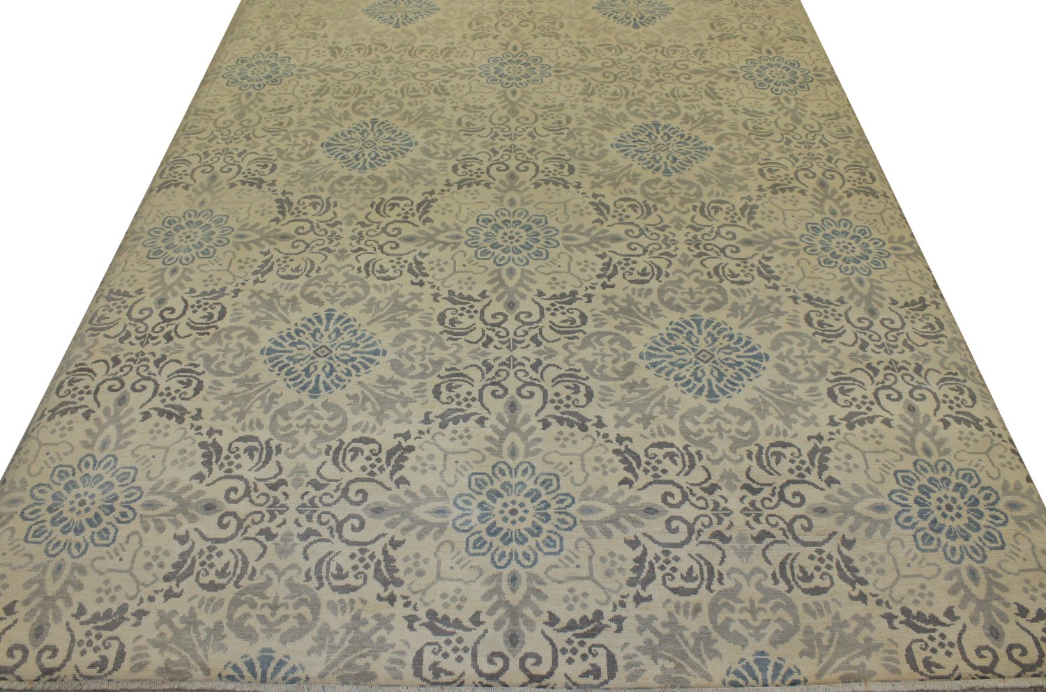 9x12 Oushak Hand Knotted Wool Area Rug - MR19704