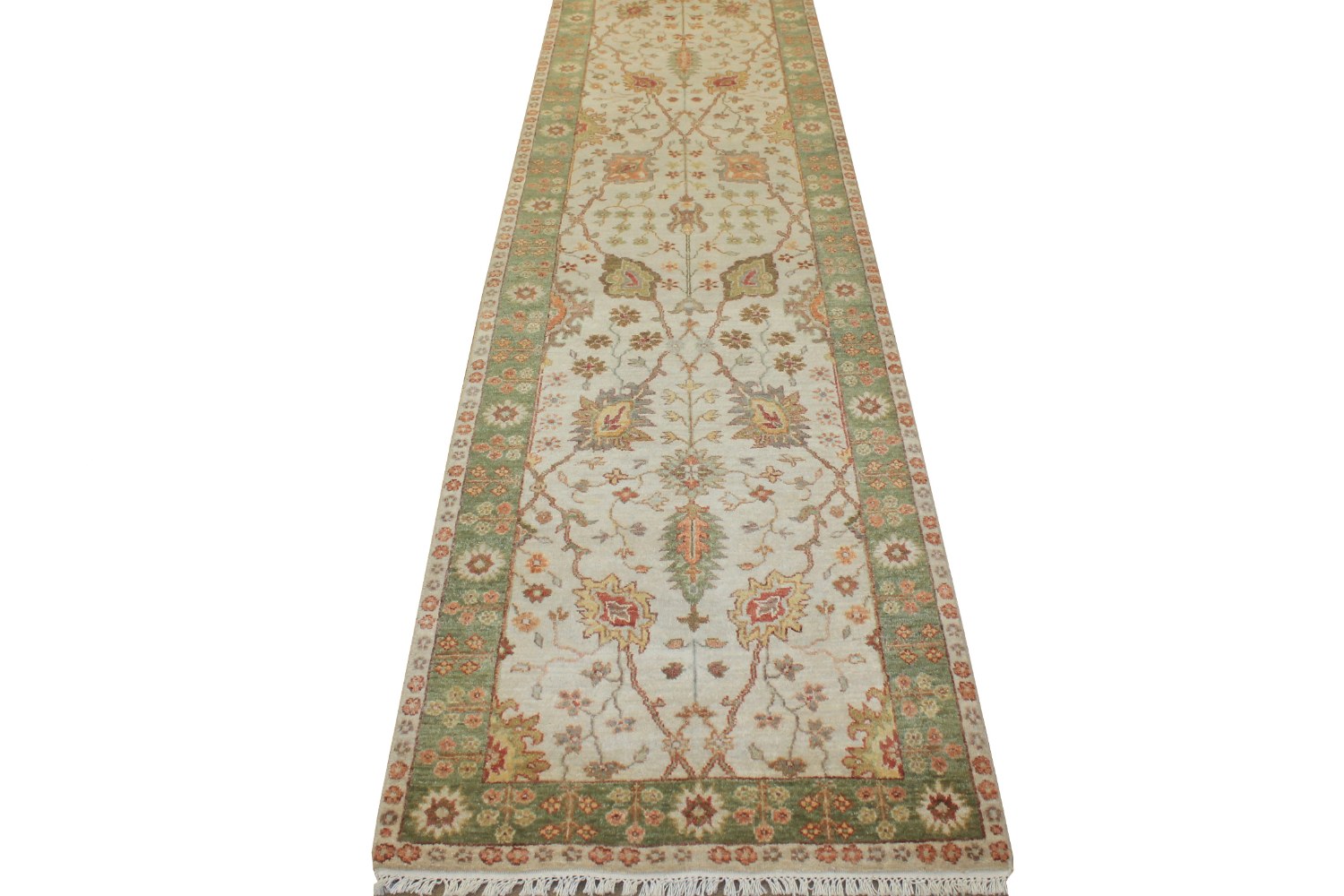 10 Runner Traditional Hand Knotted Wool Area Rug - MR19839