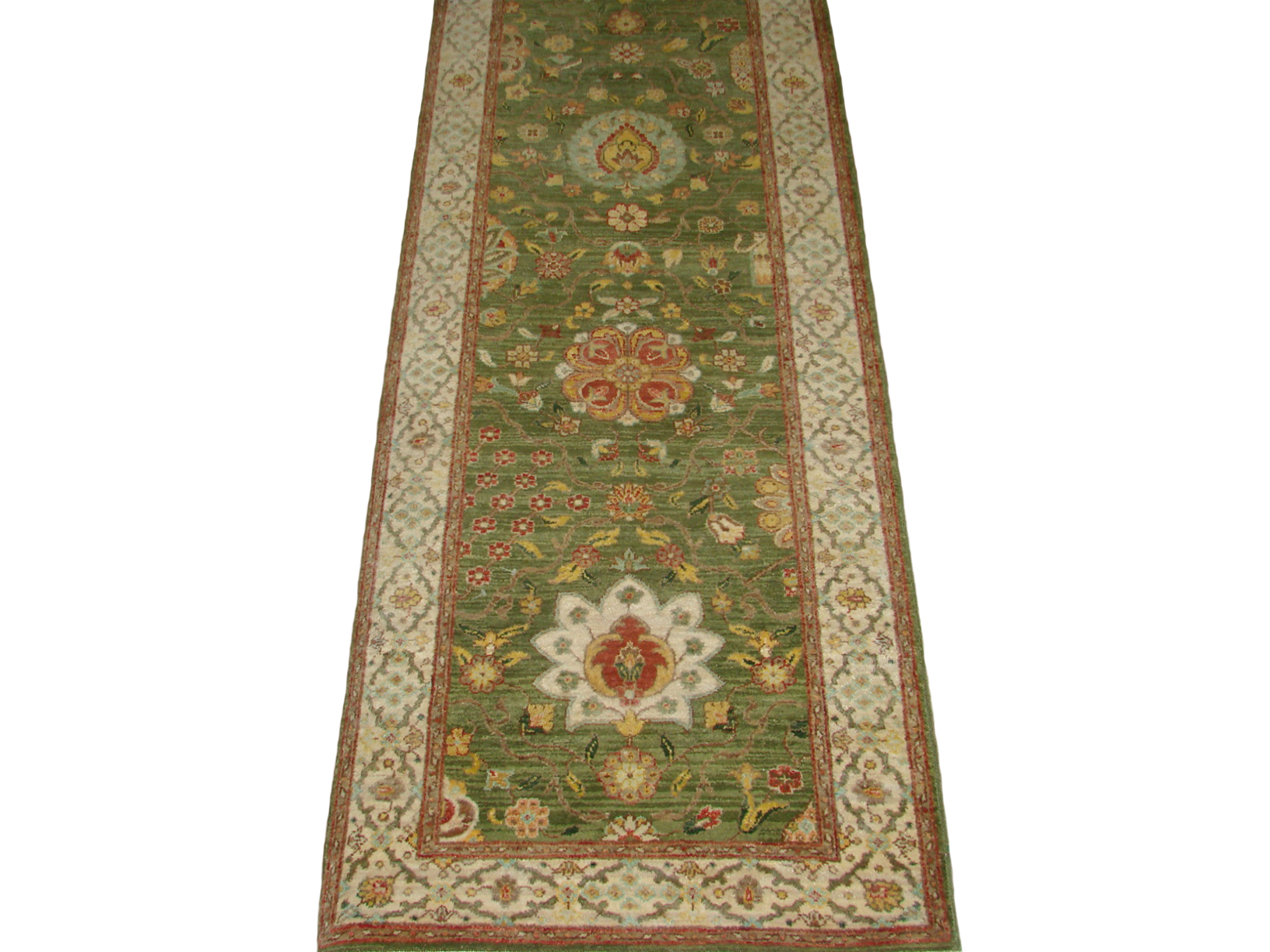 12 Runner Traditional Hand Knotted Wool Area Rug - MR20293