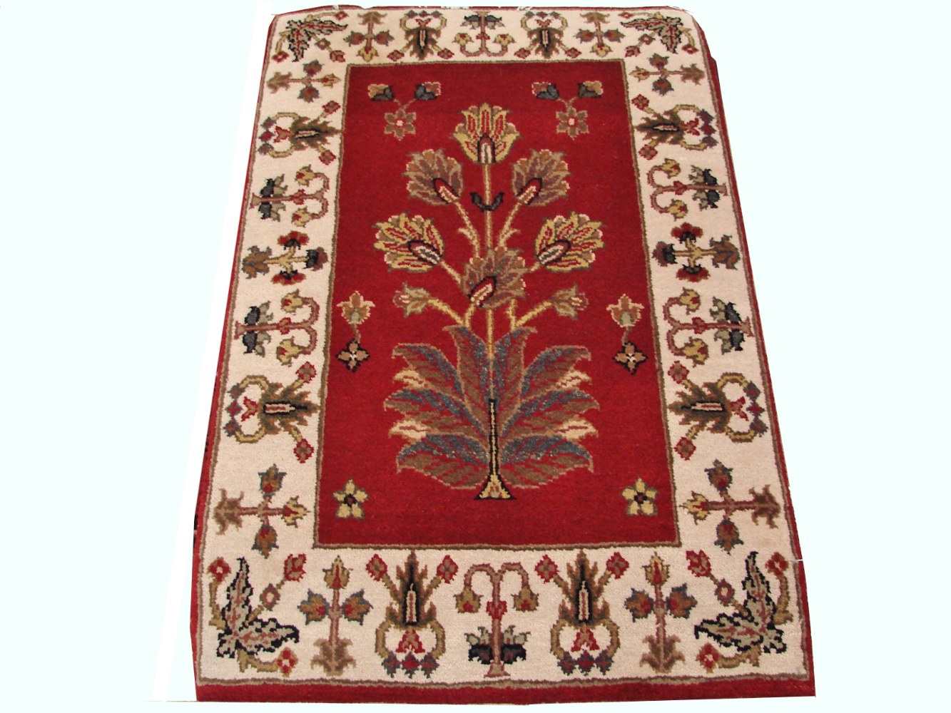 2X3 Jaipur Hand Knotted Wool Area Rug - MR4684