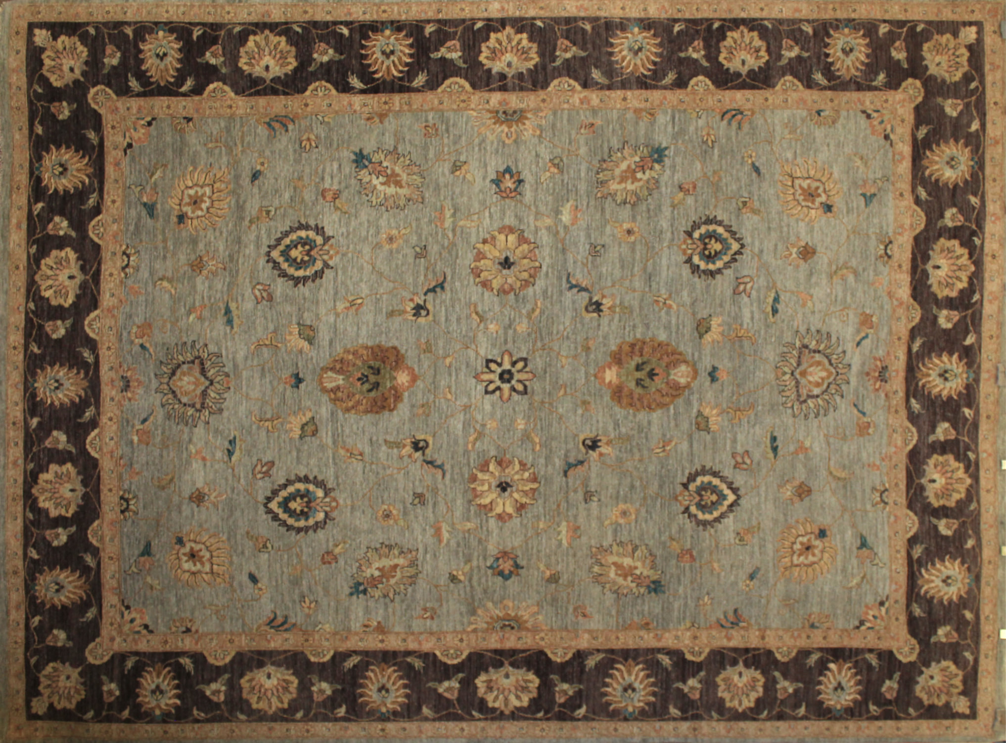 9x12 Traditional Hand Knotted Wool Area Rug - MR5263
