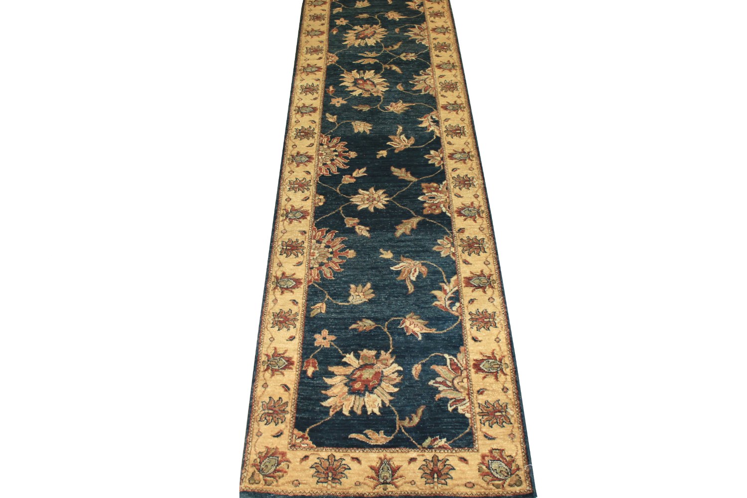 13 ft. & Longer Runner Traditional Hand Knotted Wool Area Rug - MR5557