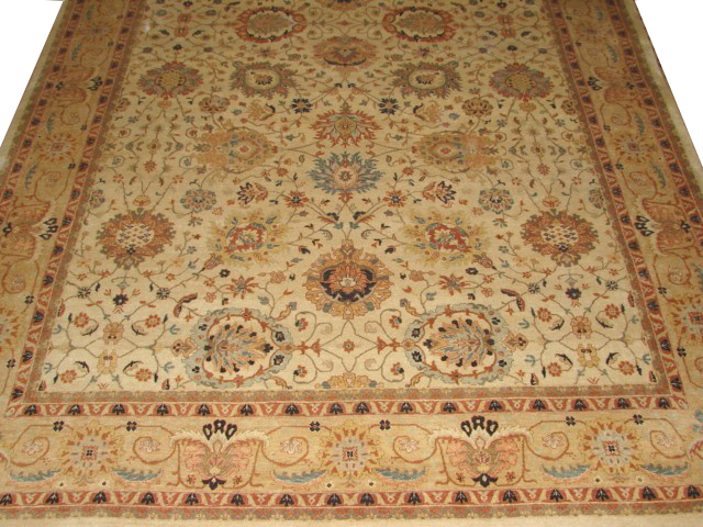 9x12 Traditional Hand Knotted Wool Area Rug - MR6098
