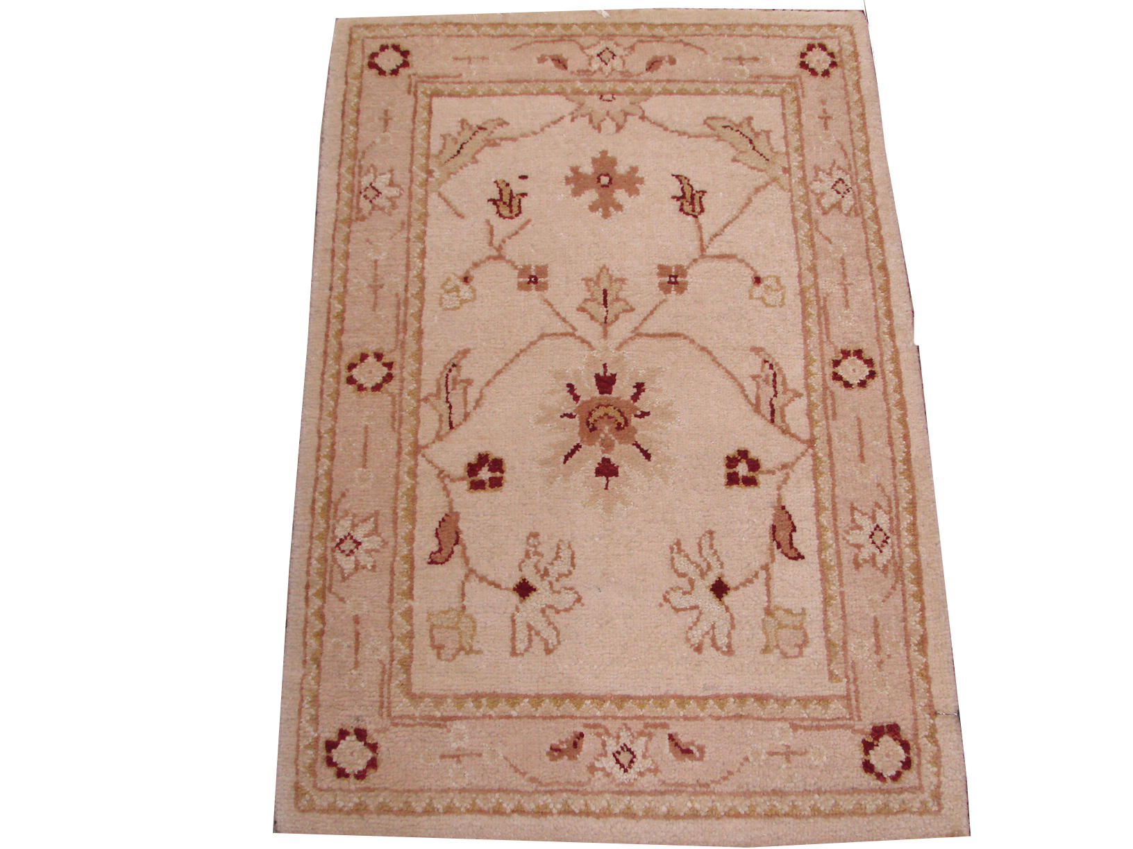2X3 Oushak Hand Knotted Wool Area Rug - MR6312