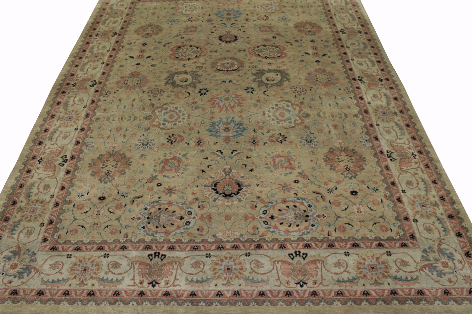 9x12 Traditional Hand Knotted Wool Area Rug - MR6598