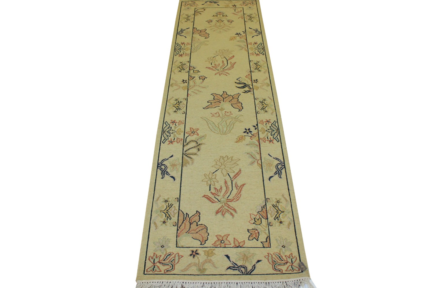 8 ft. Runner Flat Weave Hand Knotted Wool Area Rug - MR6706