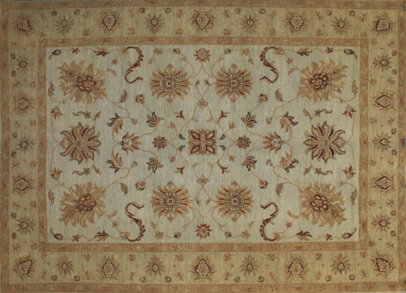 9x12 Traditional Hand Knotted Wool Area Rug - MR7758