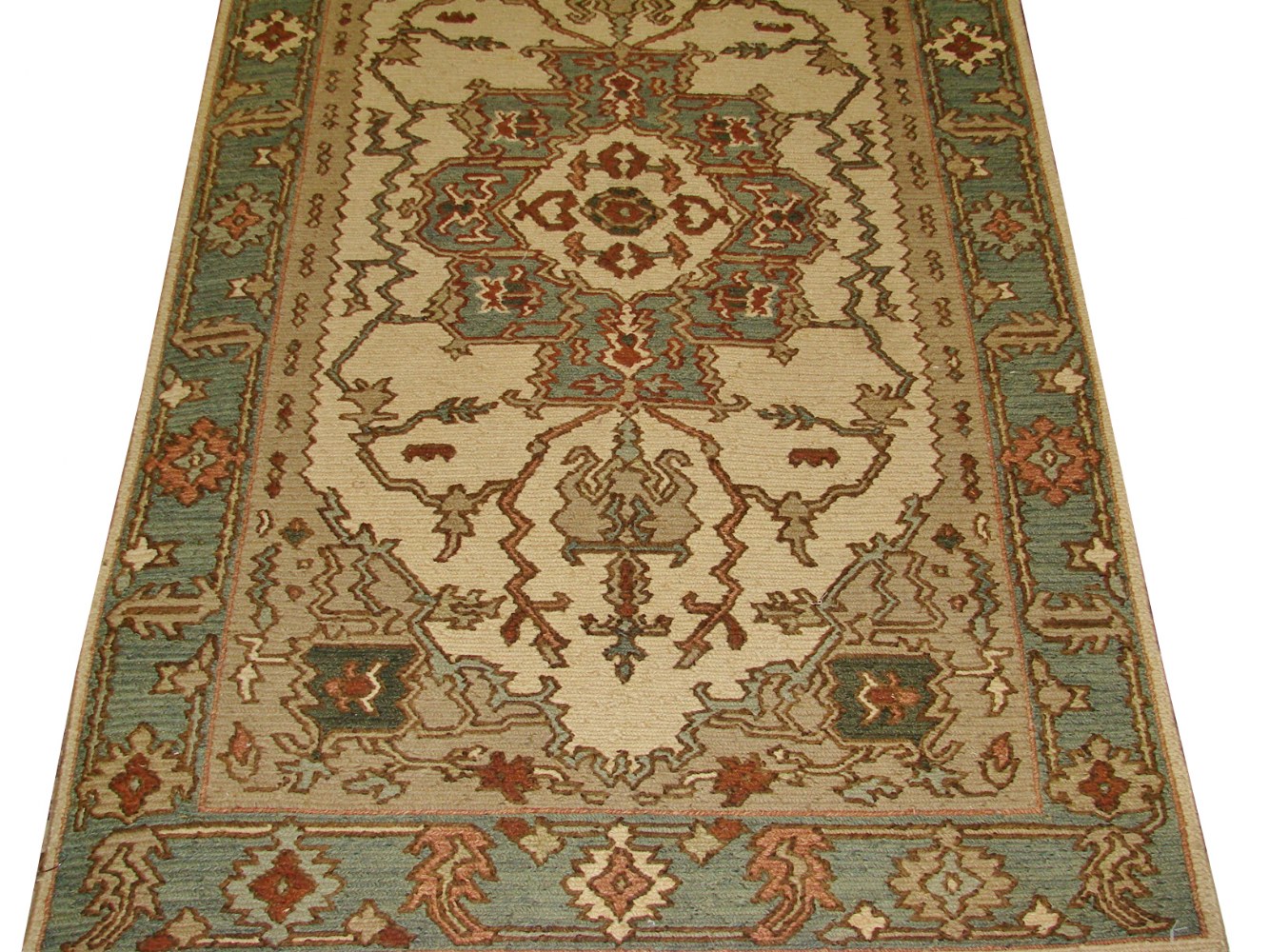 3x5 Flat Weave Hand Knotted Wool Area Rug - MR8214
