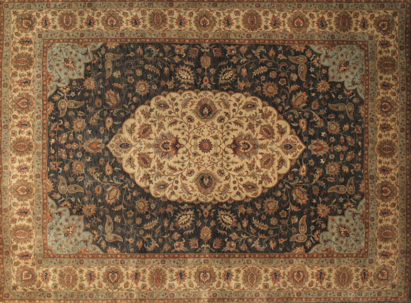 9x12 Traditional Hand Knotted Wool Area Rug - MR8455