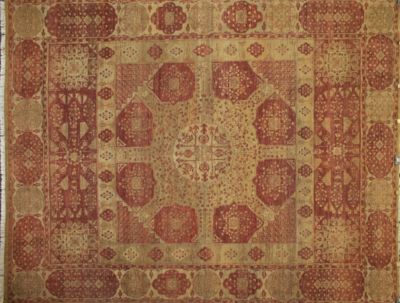 9x12 Antique Revival Hand Knotted Wool Area Rug - MR9034