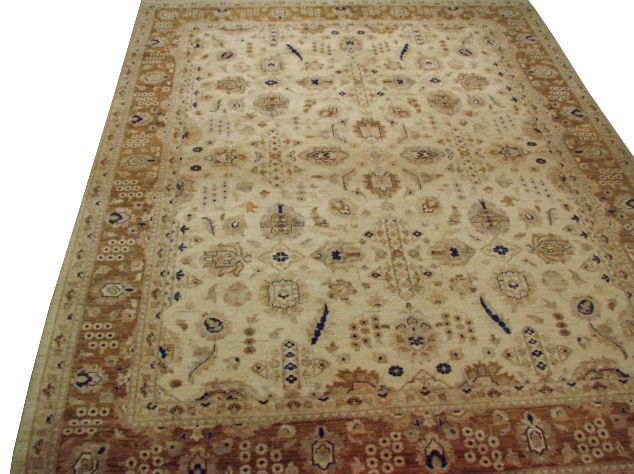 9x12 Peshawar Hand Knotted Wool Area Rug - MR9404