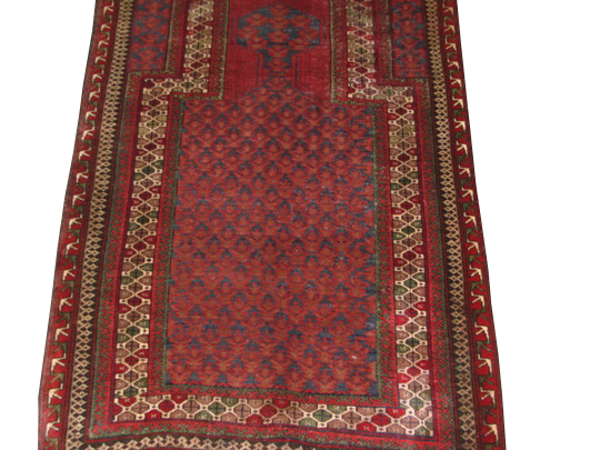 3x5 Kazak Hand Knotted Wool Area Rug - MR9464