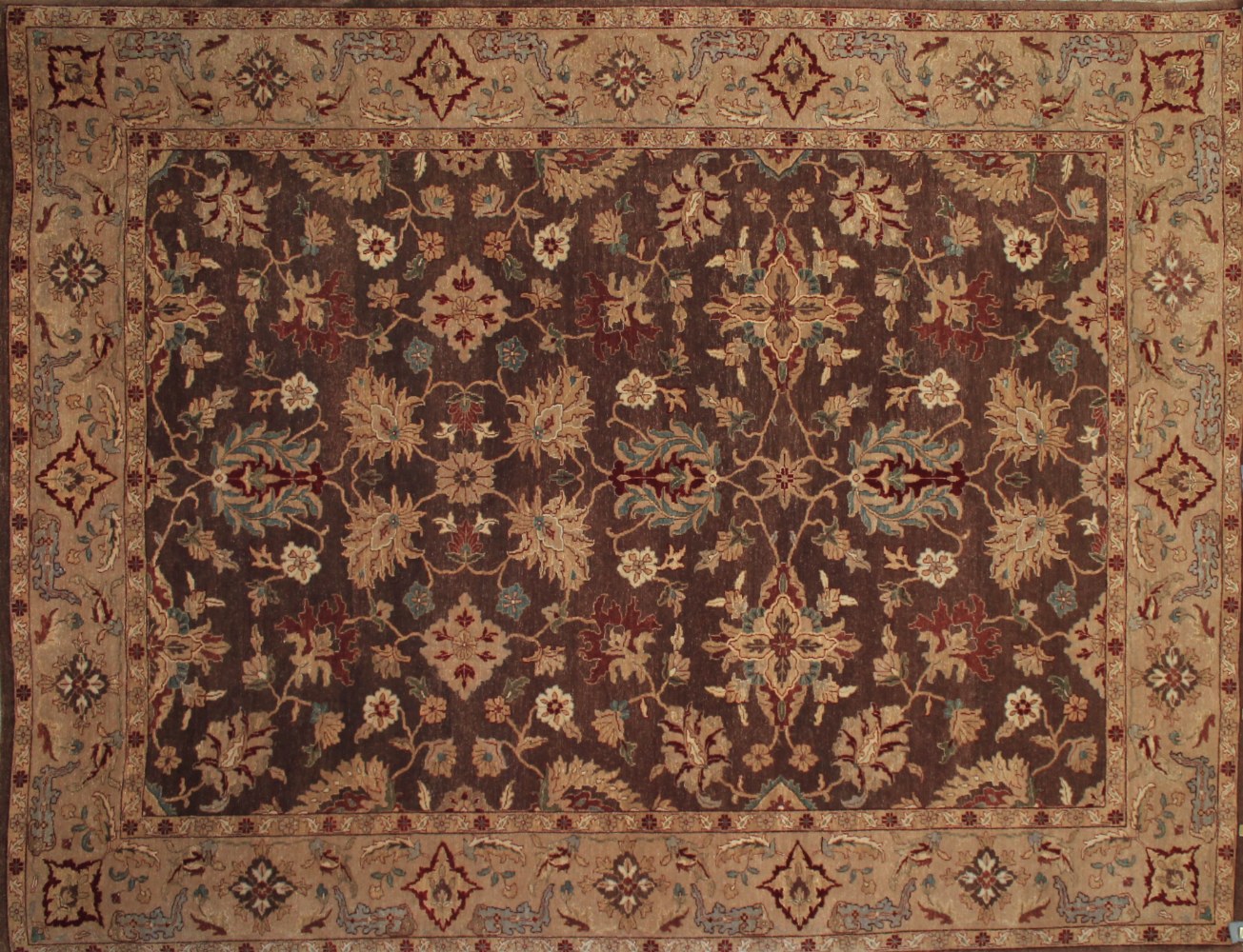 9x12 Traditional Hand Knotted Wool Area Rug - MR9609